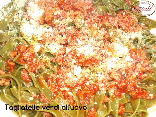 Tagliatelle verdi all’uovo