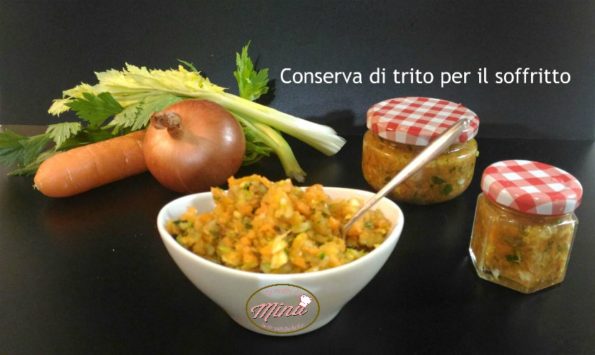 Conserva di trito per il soffritto