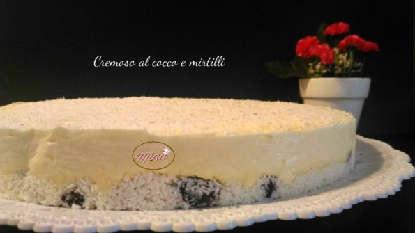 Cremoso cocco e mirtilli