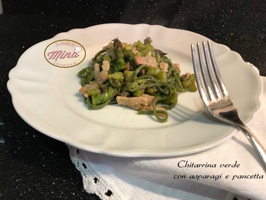 Chitarrina verde asparagi e pancetta