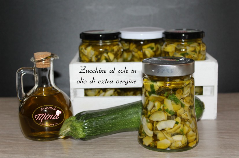 Zucchine al sole in olio extra vergine