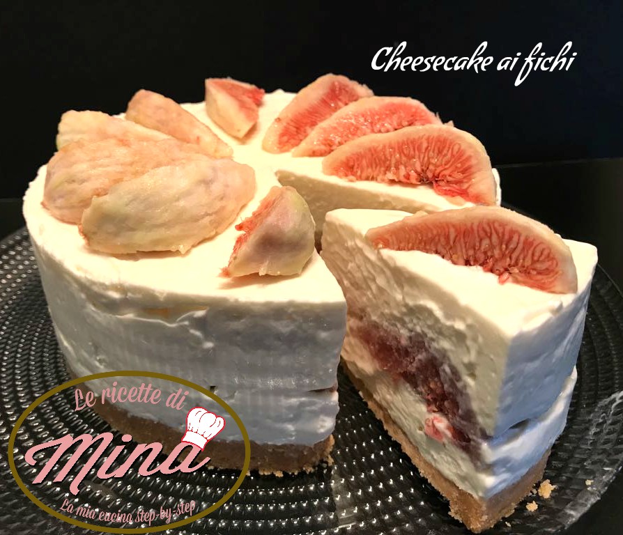 Cheesecake ai fichi