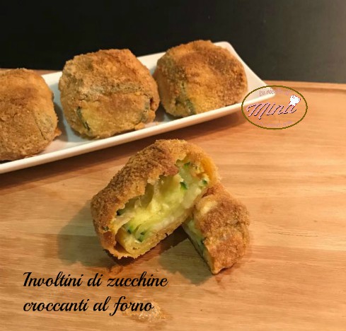 Involtini di zucchine croccanti al forno