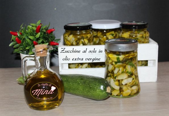 Zucchine al sole in olio extra vergine