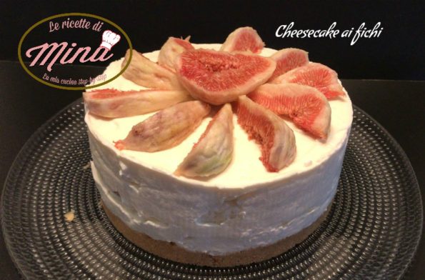 Cheesecake ai fichi