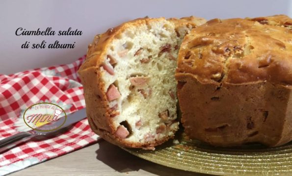 Ciambella salata di soli albumi