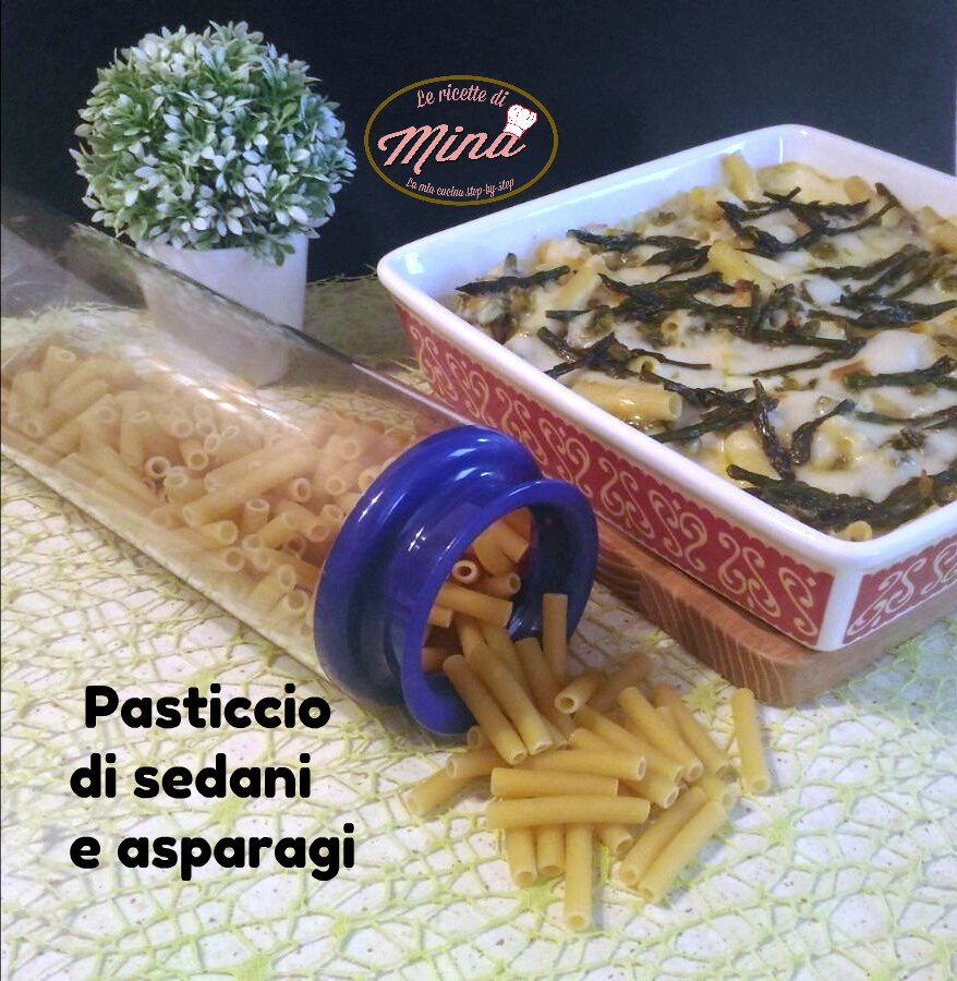Pasticcio di sedani e asparagi