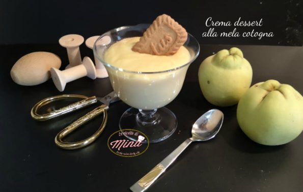 Crema dessert alla mela cotogna