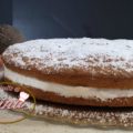 Torta cocco e carote farcita