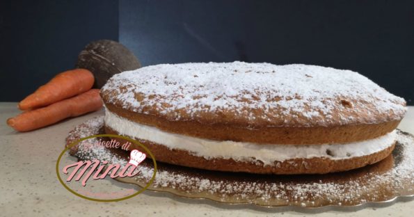 Livelliamo la Torta cocco e carote farcita.