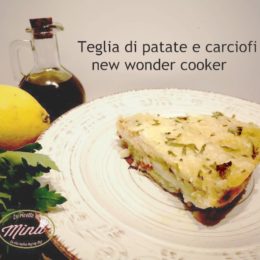 Teglia di patate e carciofi light (new wonder cooker)