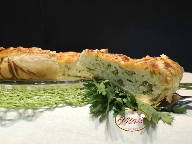 Crostata salata pecorino e asparagi
