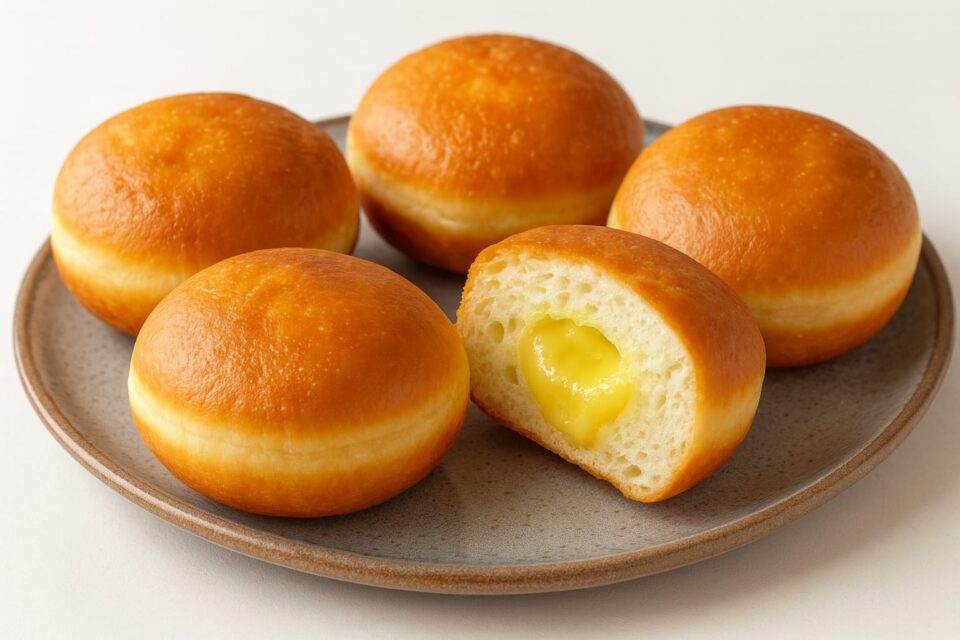 Bombe fritte alla crema pasticcera