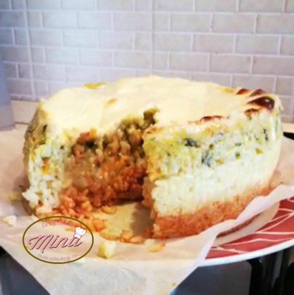 Tortino di riso tricolore