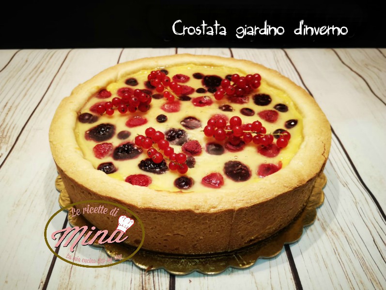 Crostata giardino d’inverno