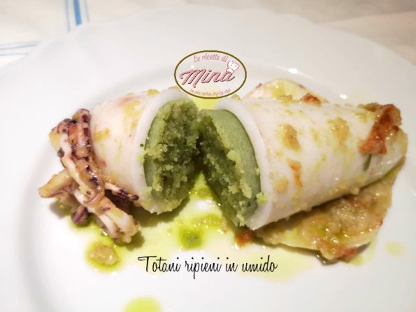 Totani ripieni in umido