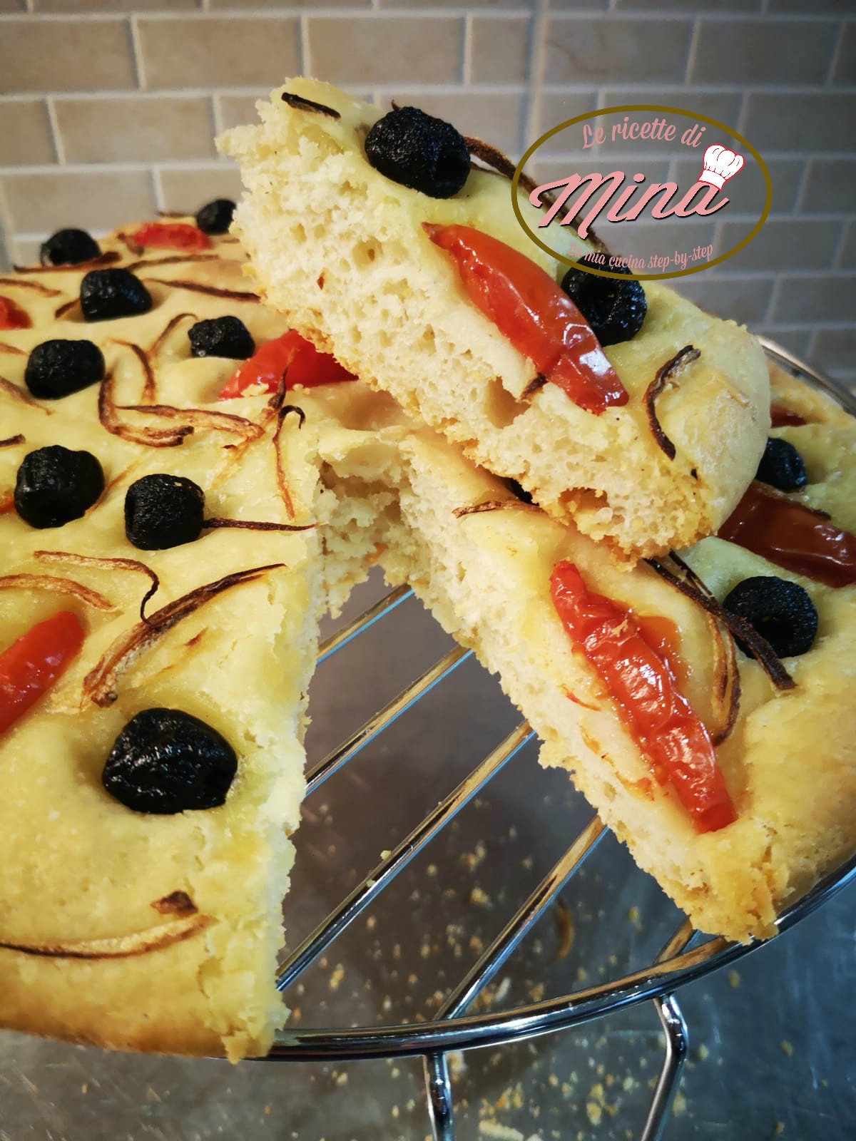 Focaccia con patate a lunga lievitazione