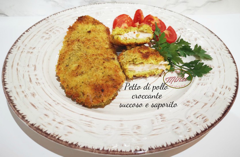 Petto di pollo croccante succoso e saporito