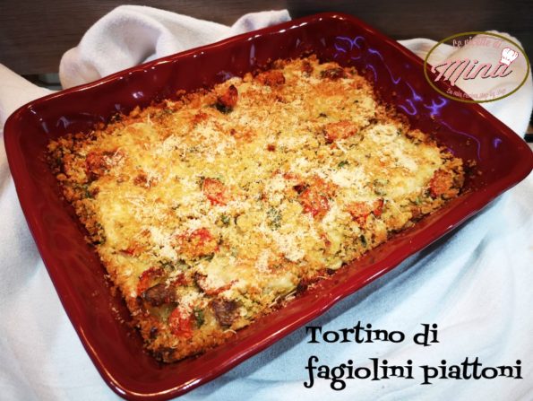 Tortino di fagiolini piattoni