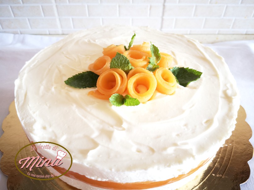Cheesecake al cocco e melone