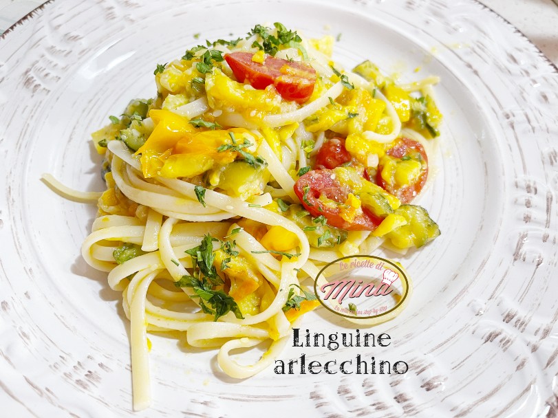 Linguine arlecchino