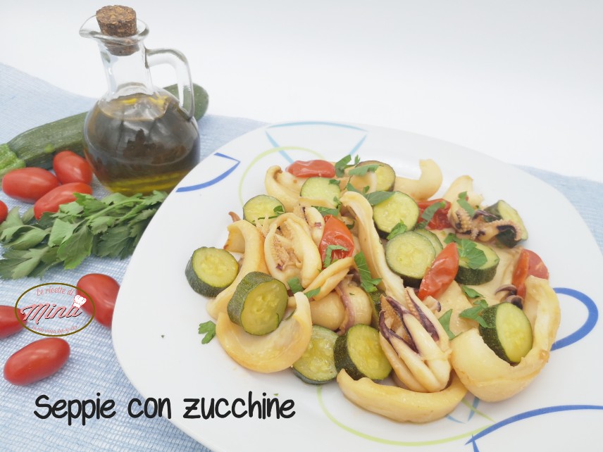 Seppie con le zucchine in umido