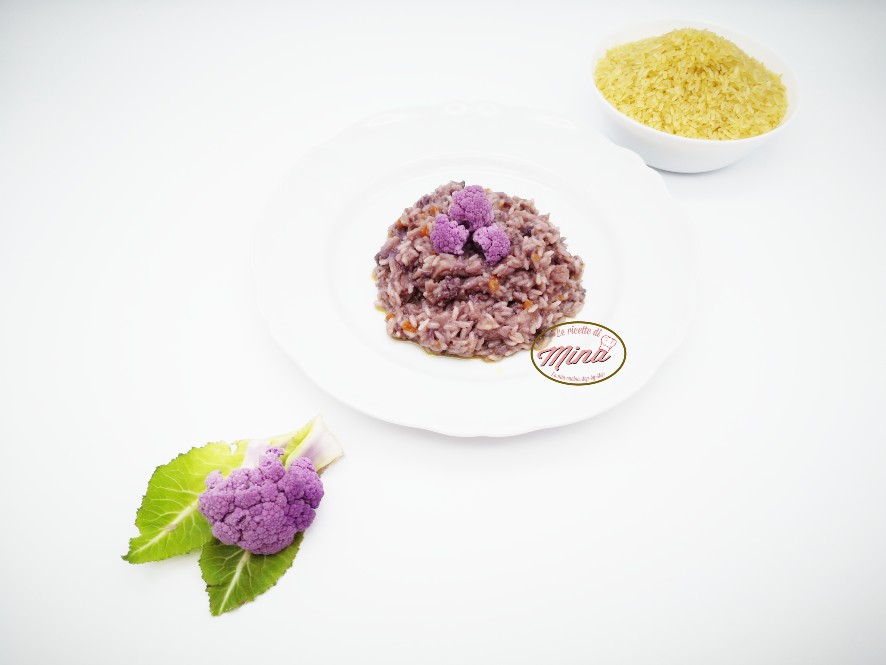 Risotto con cavolo viola