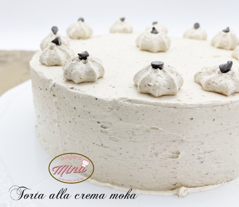 Torta alla crema moka di mia zia Gabriella