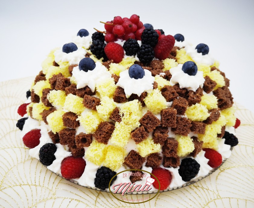 Torta mimosa due gusti