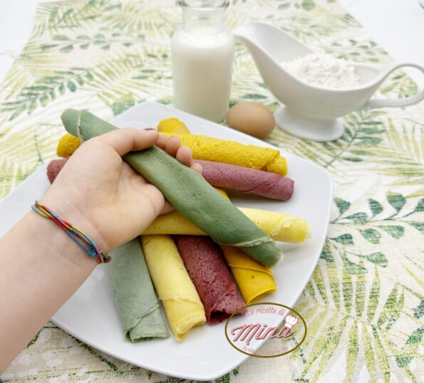 Crepes colorate di Le Ricette di Mina