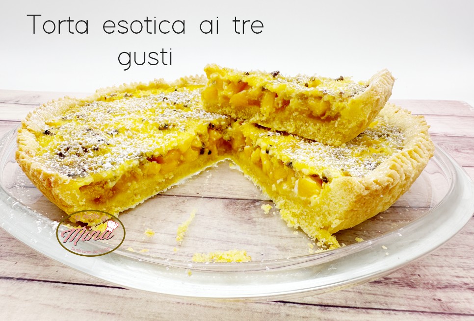 Torta esotica ai tre gusti