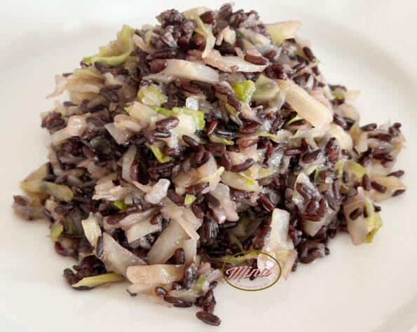 Verza con riso venere