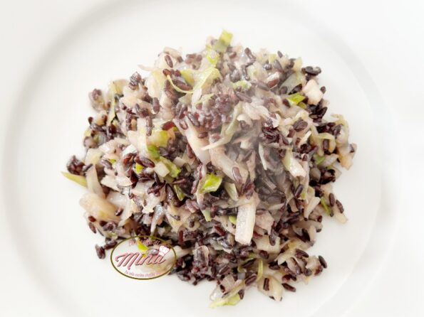 Verza con riso venere