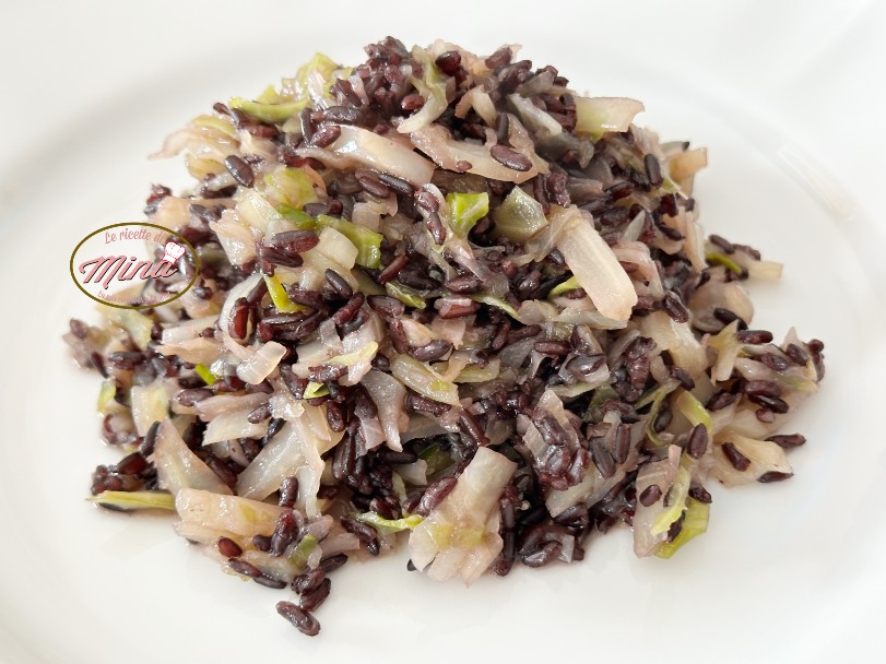 Verza con riso venere