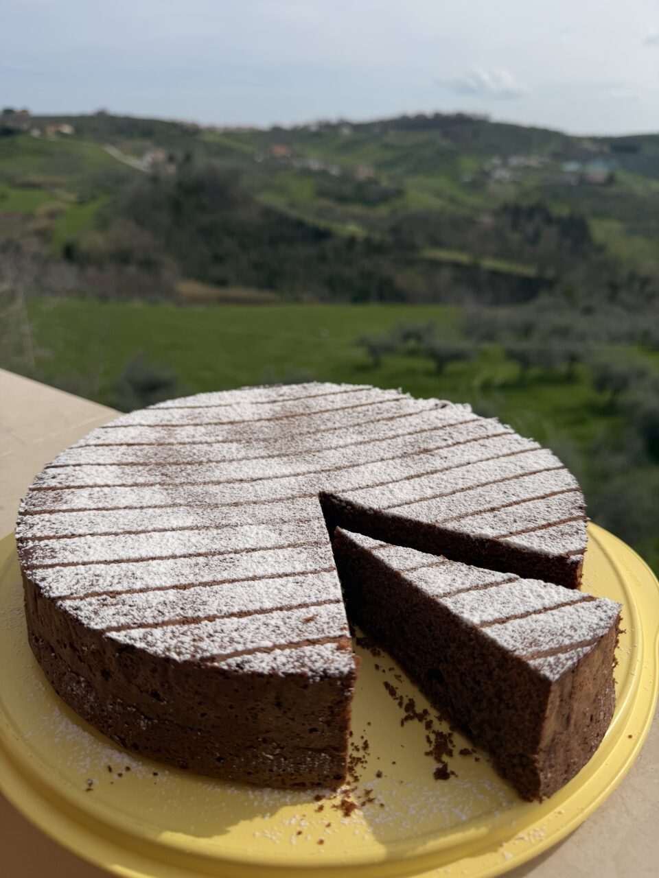 Torta al cioccolato fondente